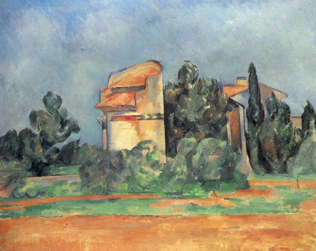 Der Taubenschlag in Bellevue av Paul Cézanne