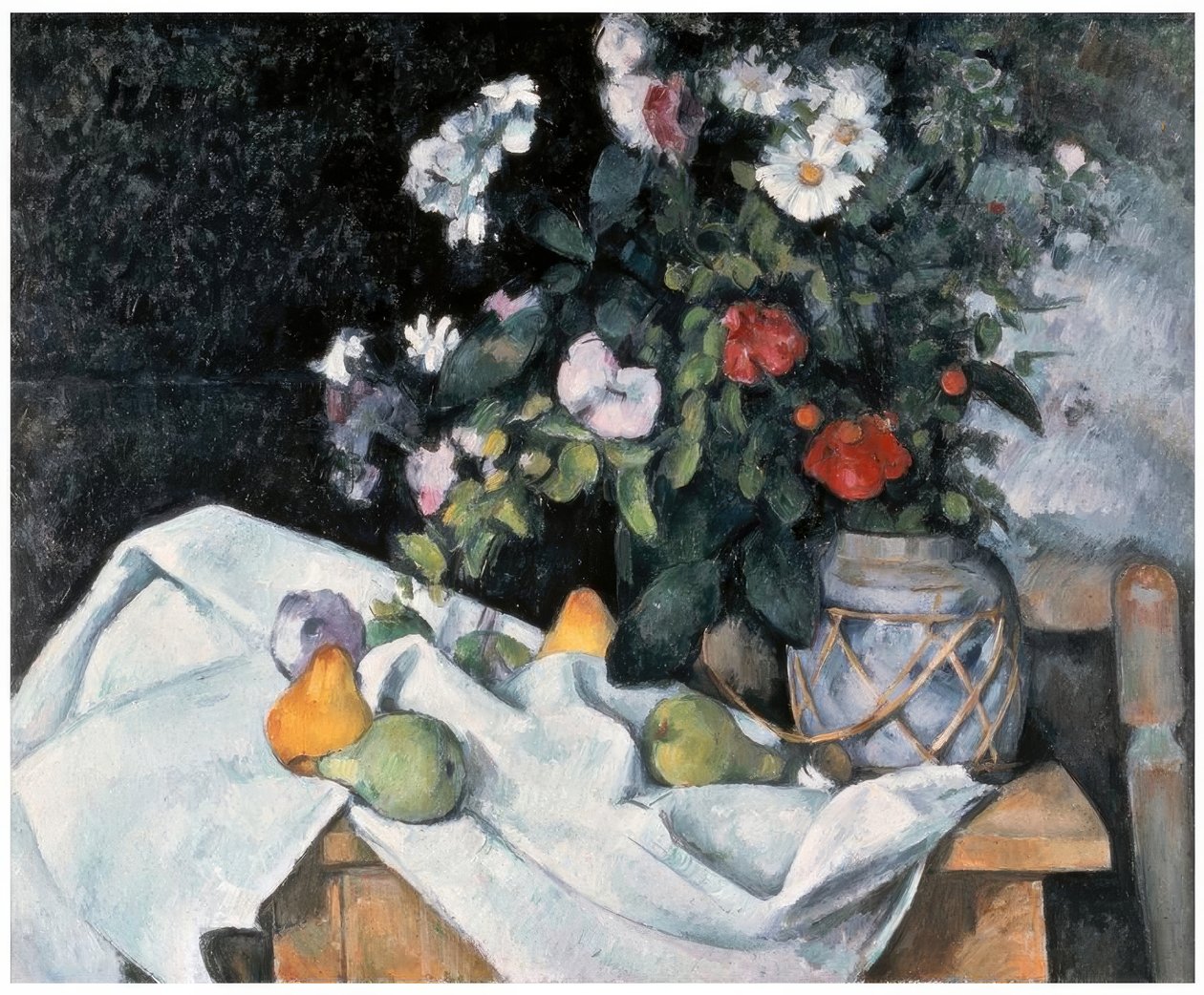 Blommor och frukter av Paul Cézanne