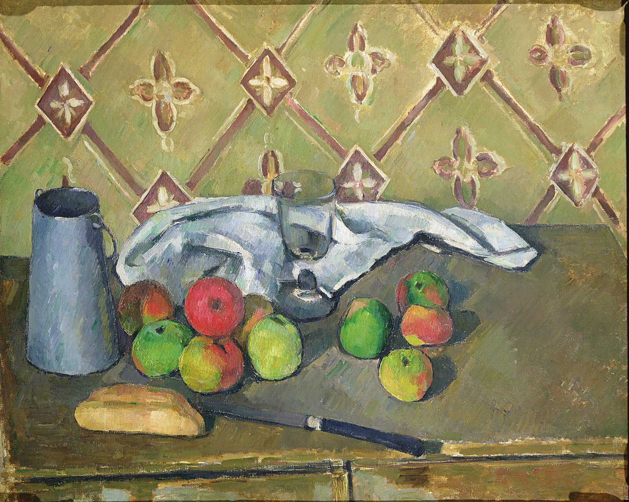 Frukt-, servett- och mjölkkanna, c.1879-82 av Paul Cézanne