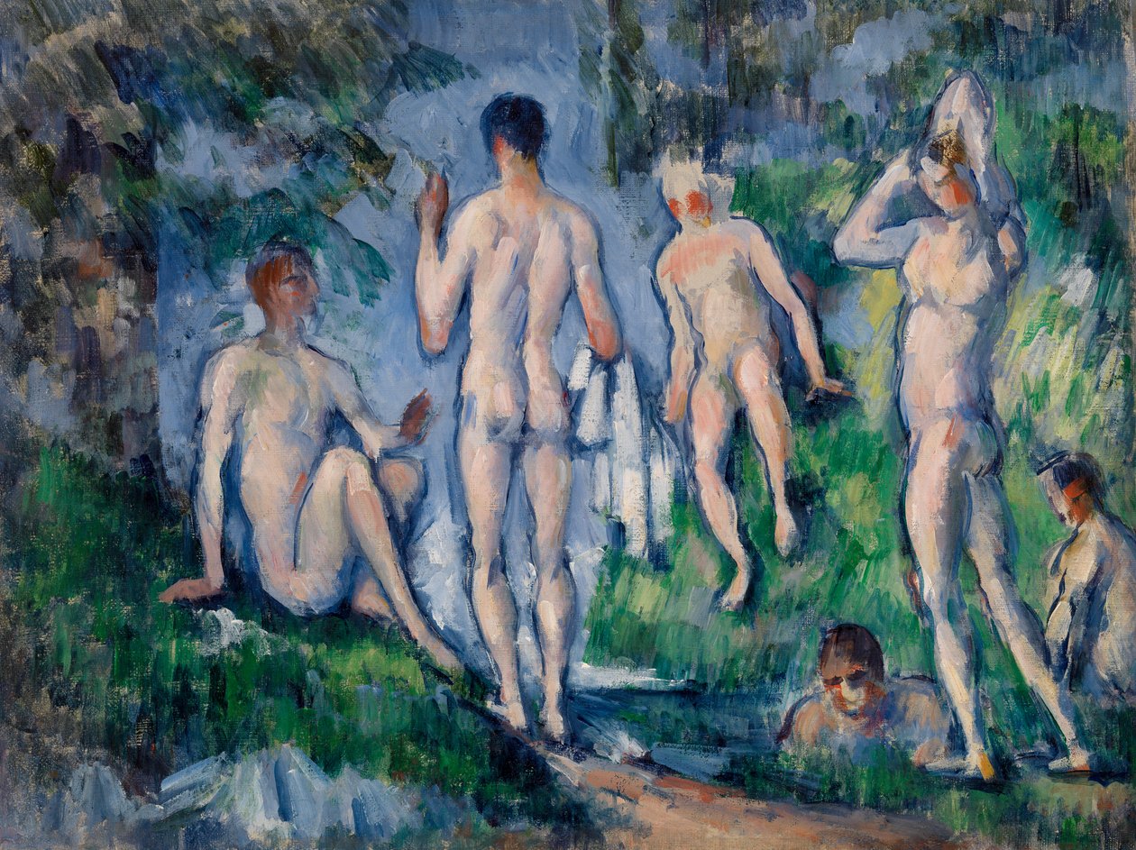 Grupp av badande, 1892-94 av Paul Cézanne