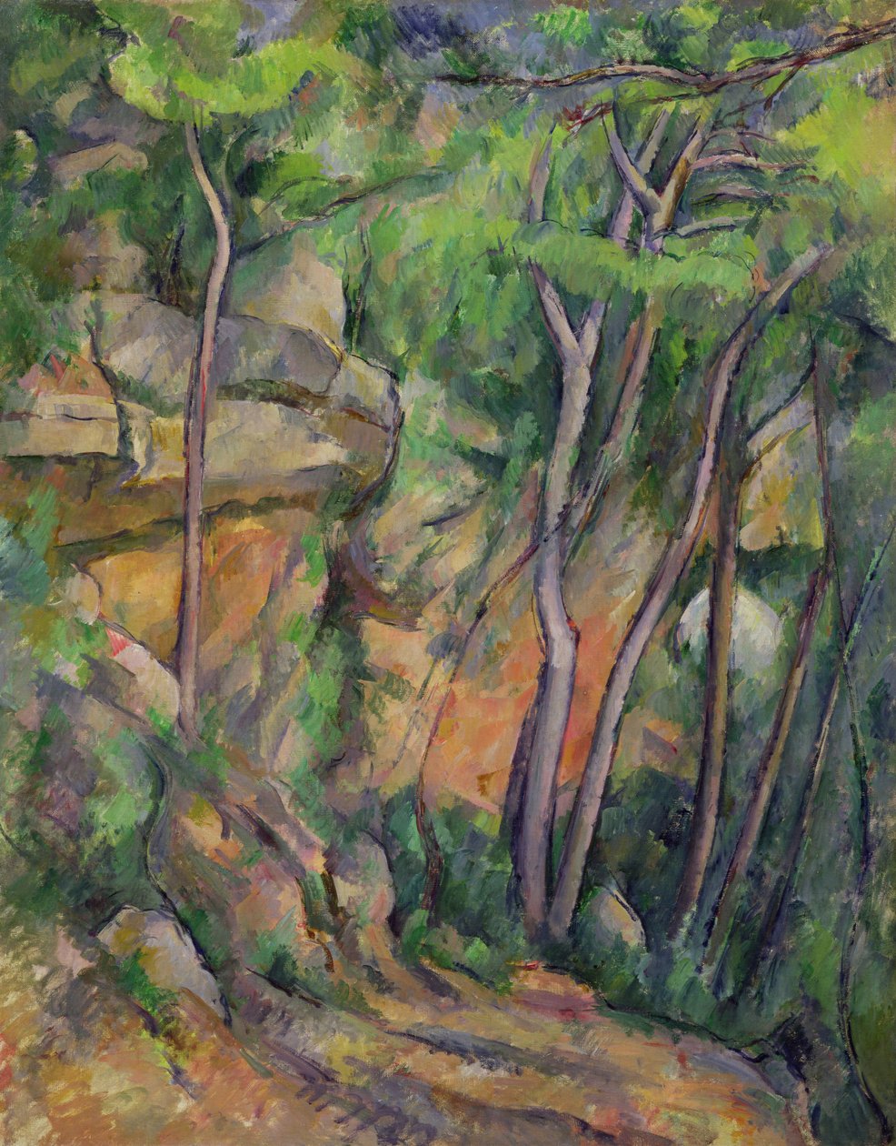 I parken Chateau Noir, ca 1896-99 av Paul Cézanne
