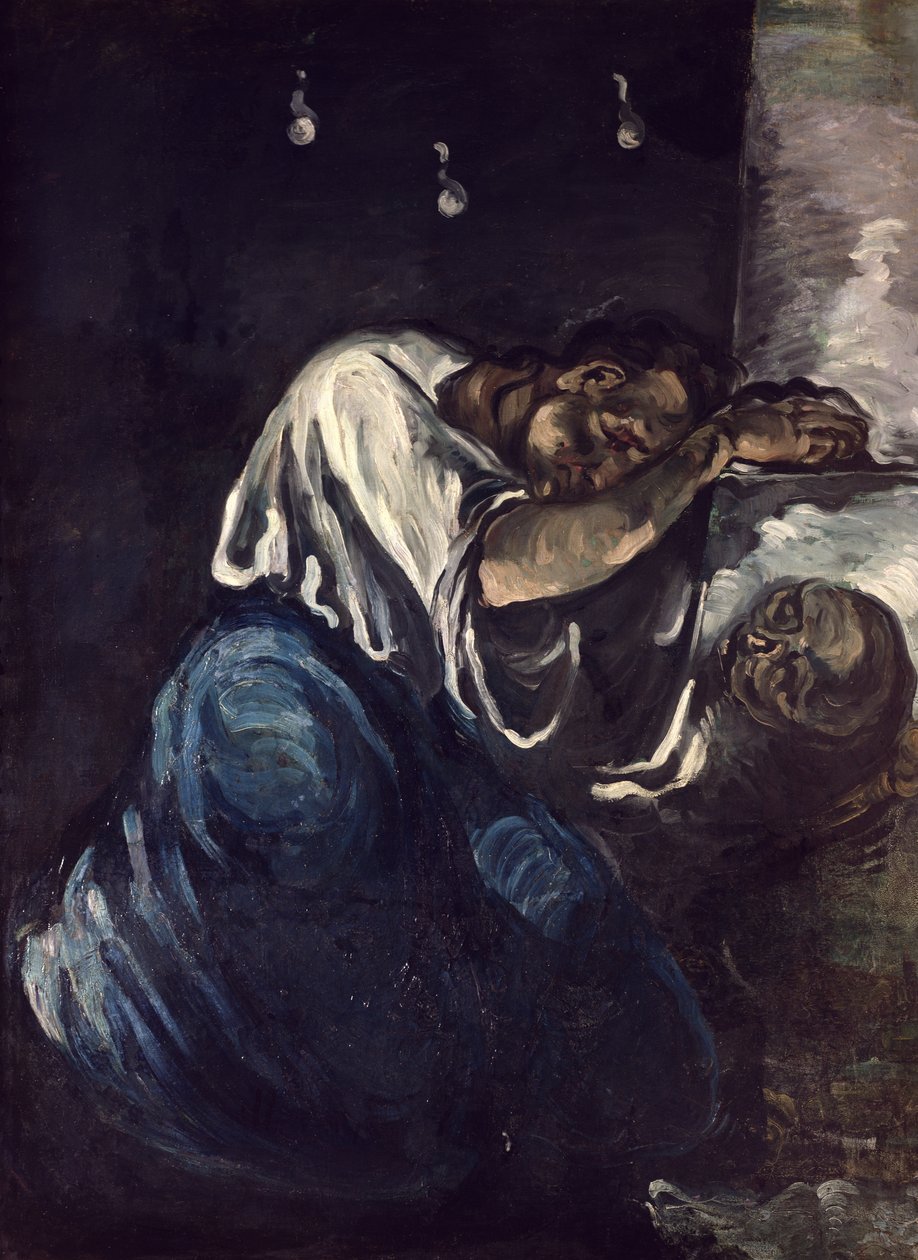 La Madeleine, eller La Douleur, ca 1869 av Paul Cézanne