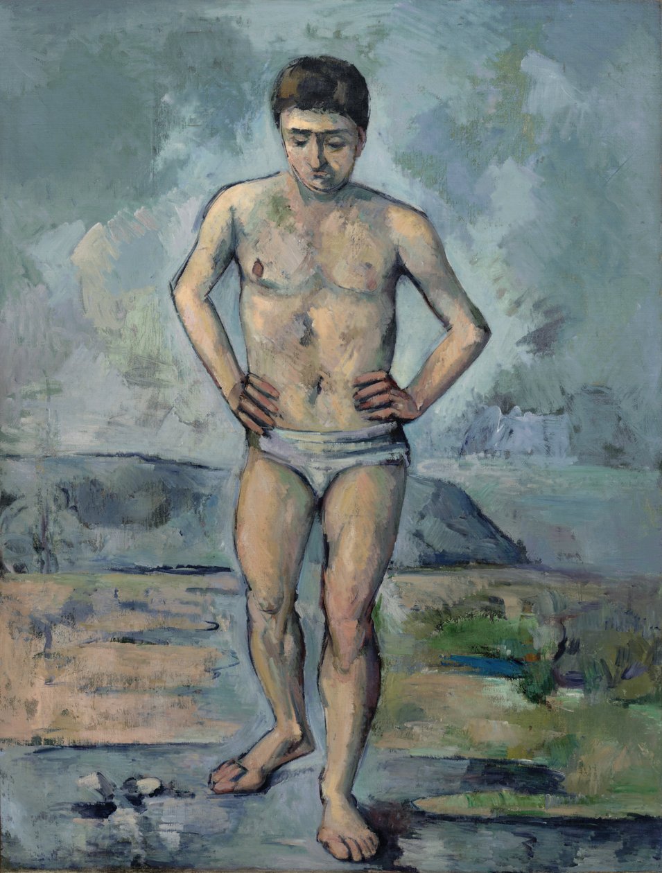 Den stora badaren av Paul Cézanne
