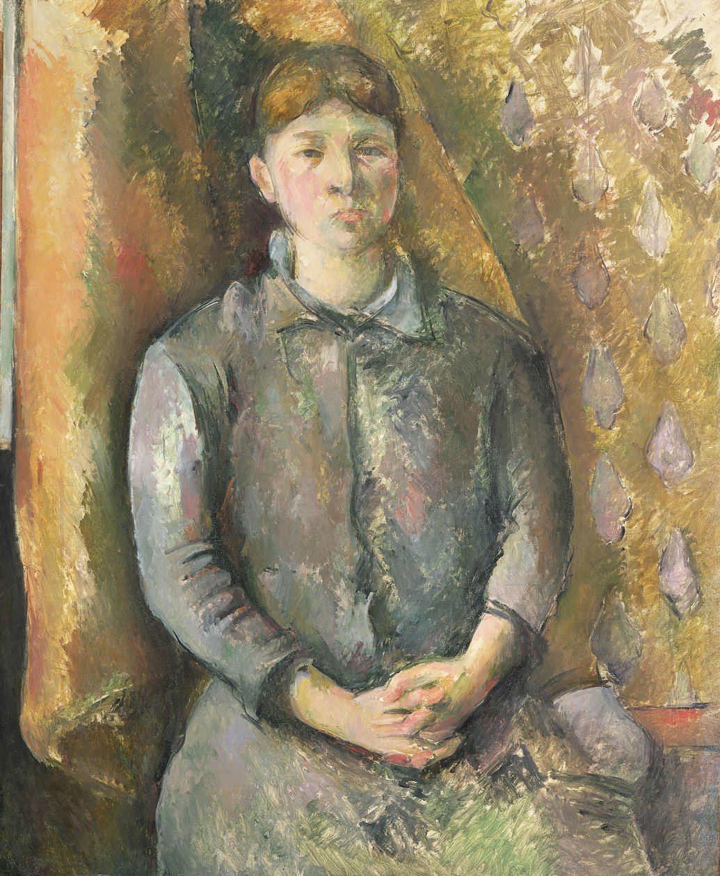 Madame Cezanne, ca 1886 av Paul Cézanne