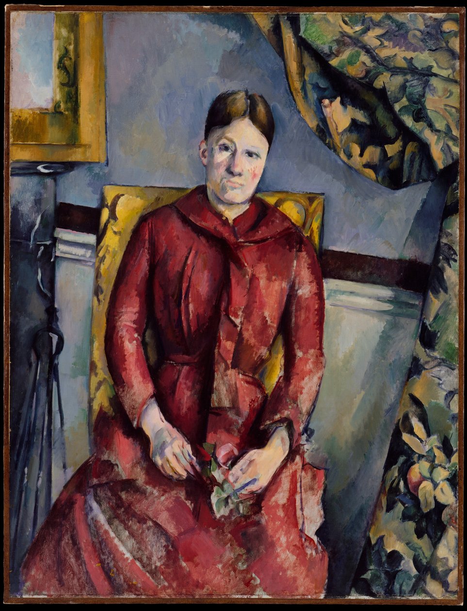 Madame Cézanne  av Paul Cézanne