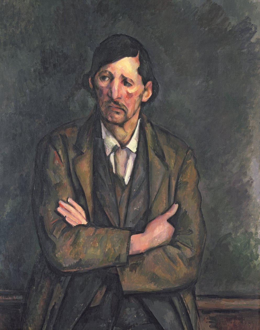 Man med korslagda armar, ca 1899 av Paul Cézanne