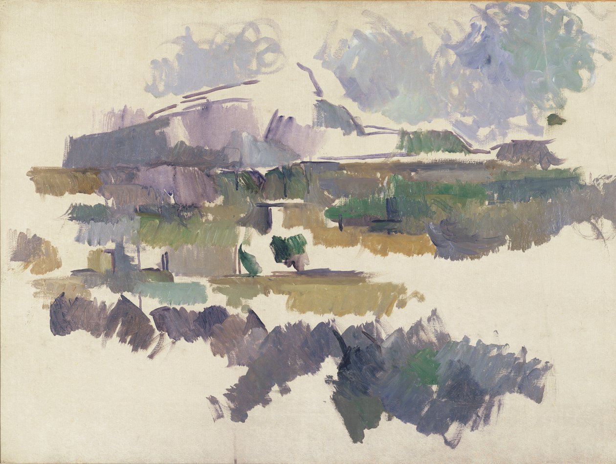 Sainte-Victoire-berget, 1904-05 av Paul Cézanne