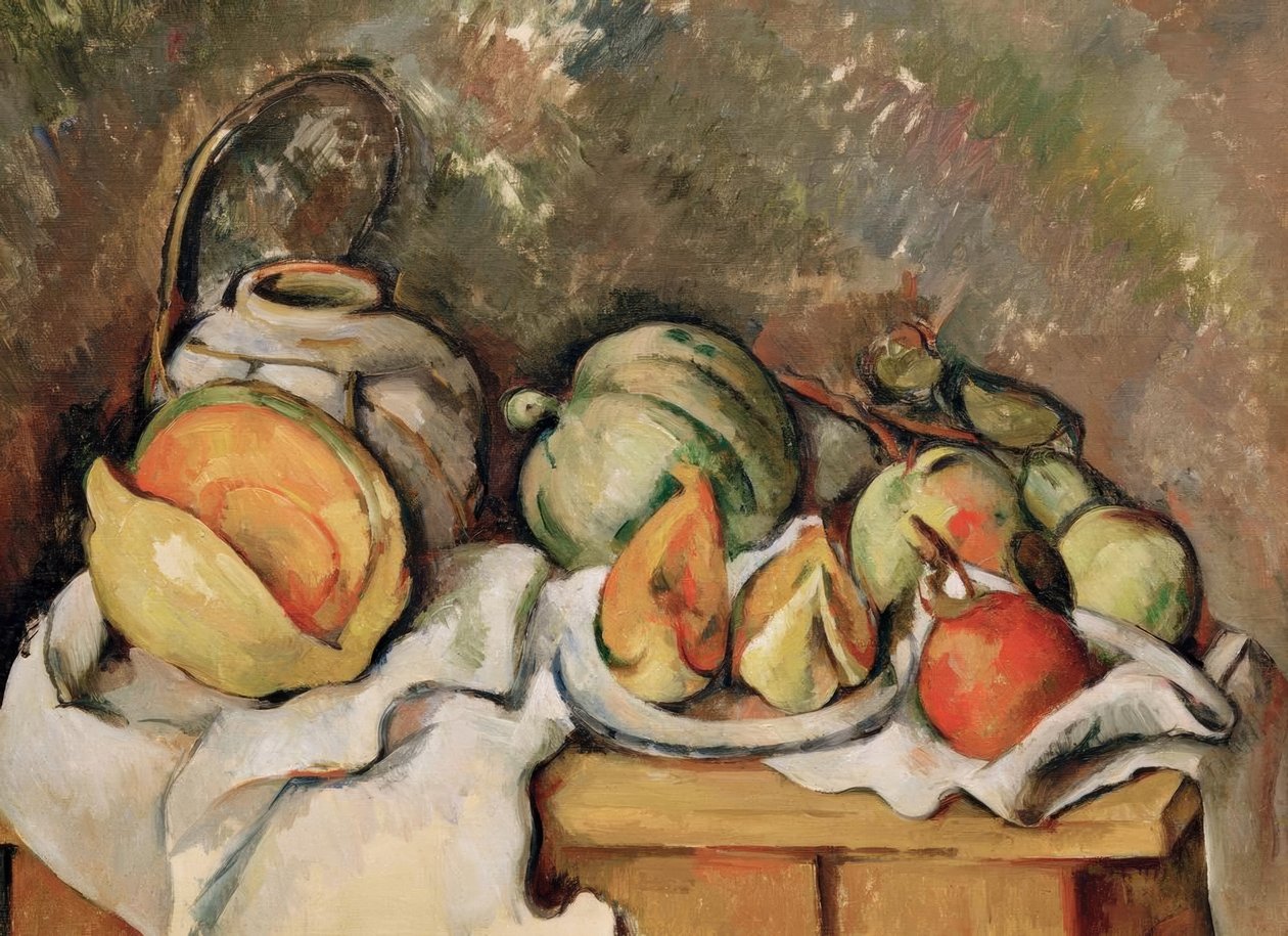 Fortfarande liv av Paul Cézanne