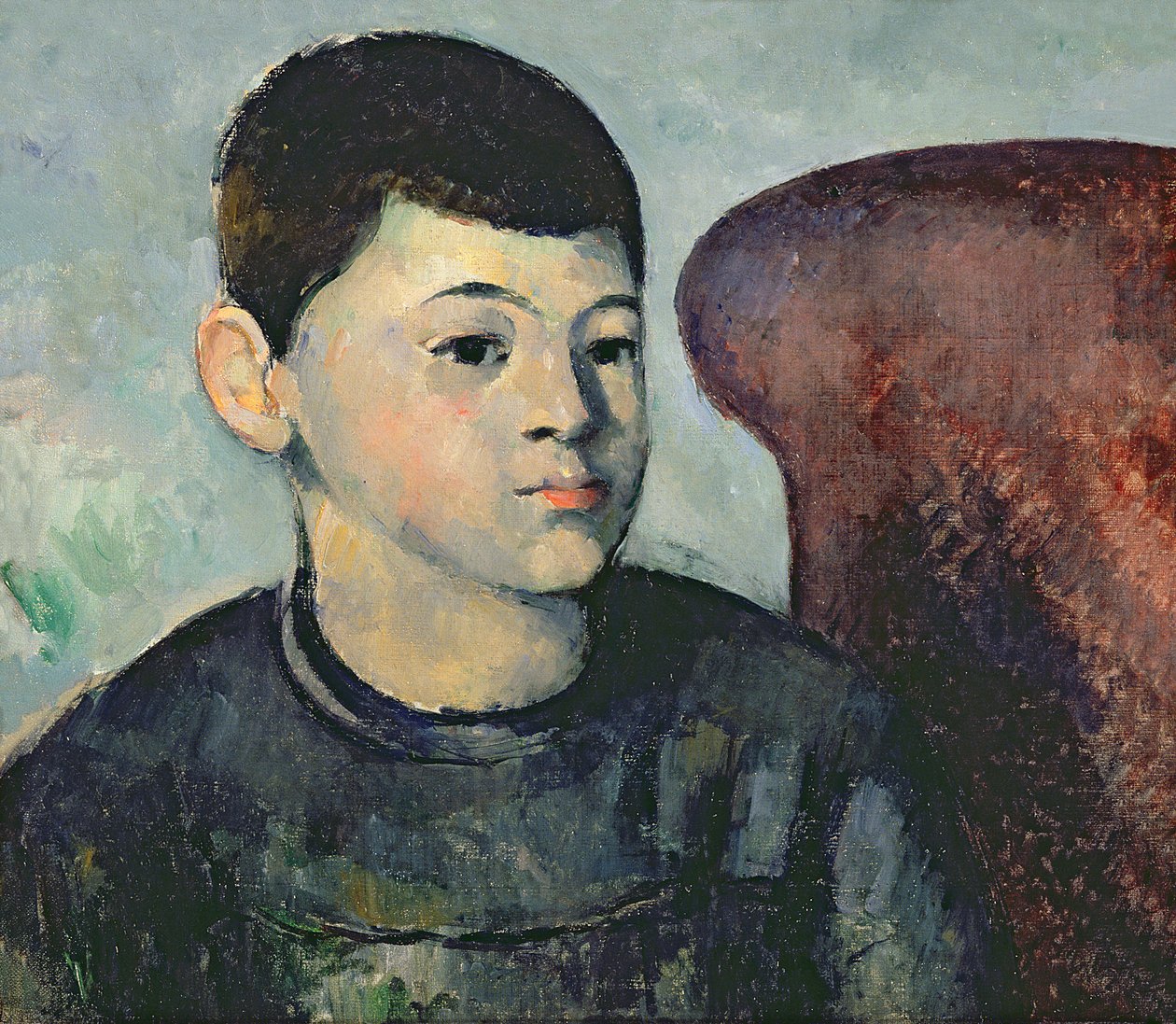 Porträtt av konstnärens son, 1881-82 (se även 287554) av Paul Cézanne