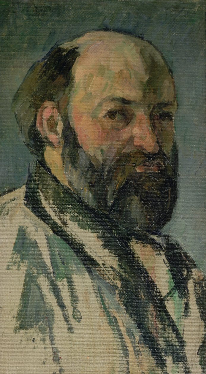 Självporträtt, ca 1877-80 av Paul Cézanne