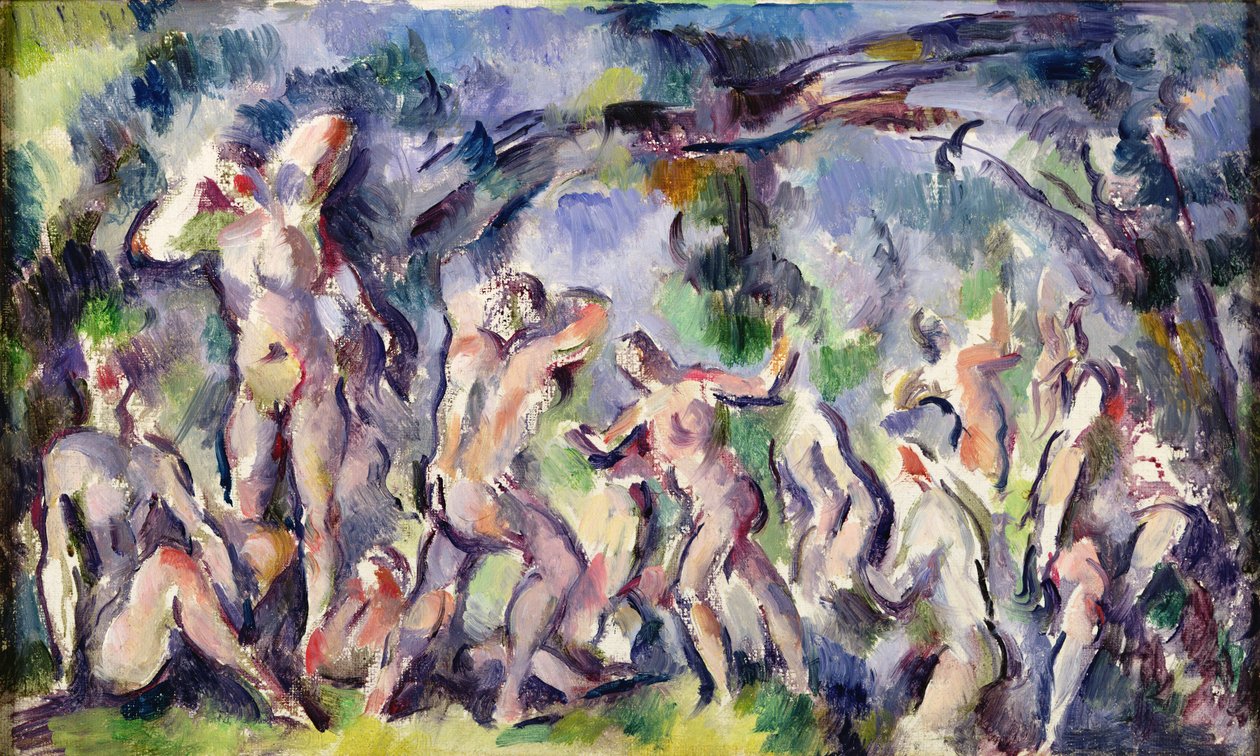 Studie av badande, ca 1900-06 av Paul Cézanne