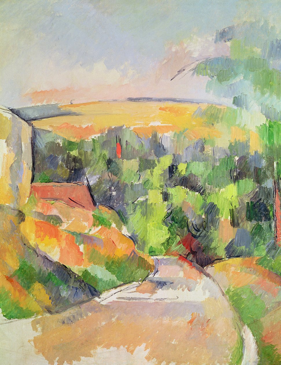 Vägkröken, 1900-06 av Paul Cézanne