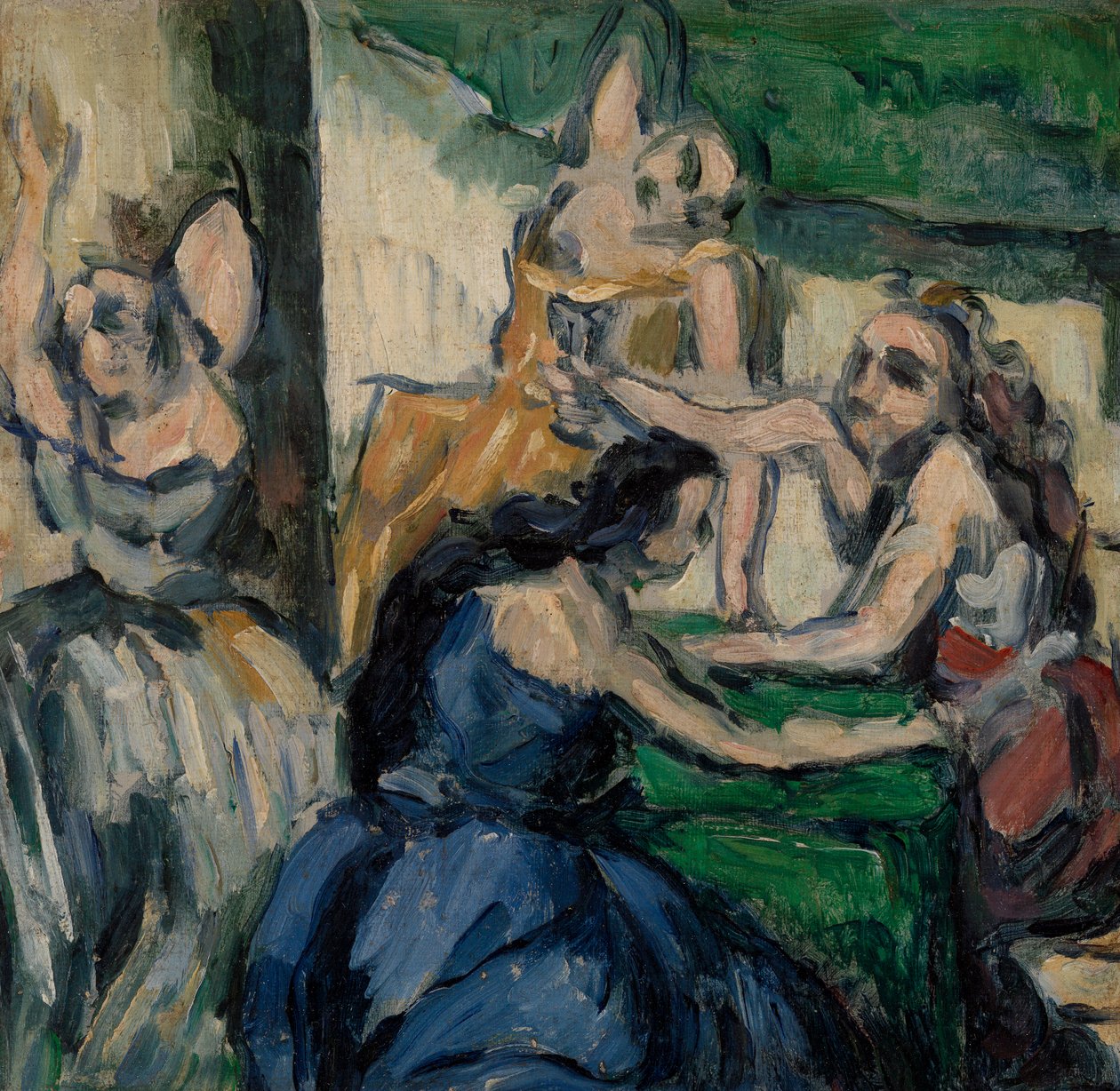 Kurtisanerna, ca 1867-68 av Paul Cézanne