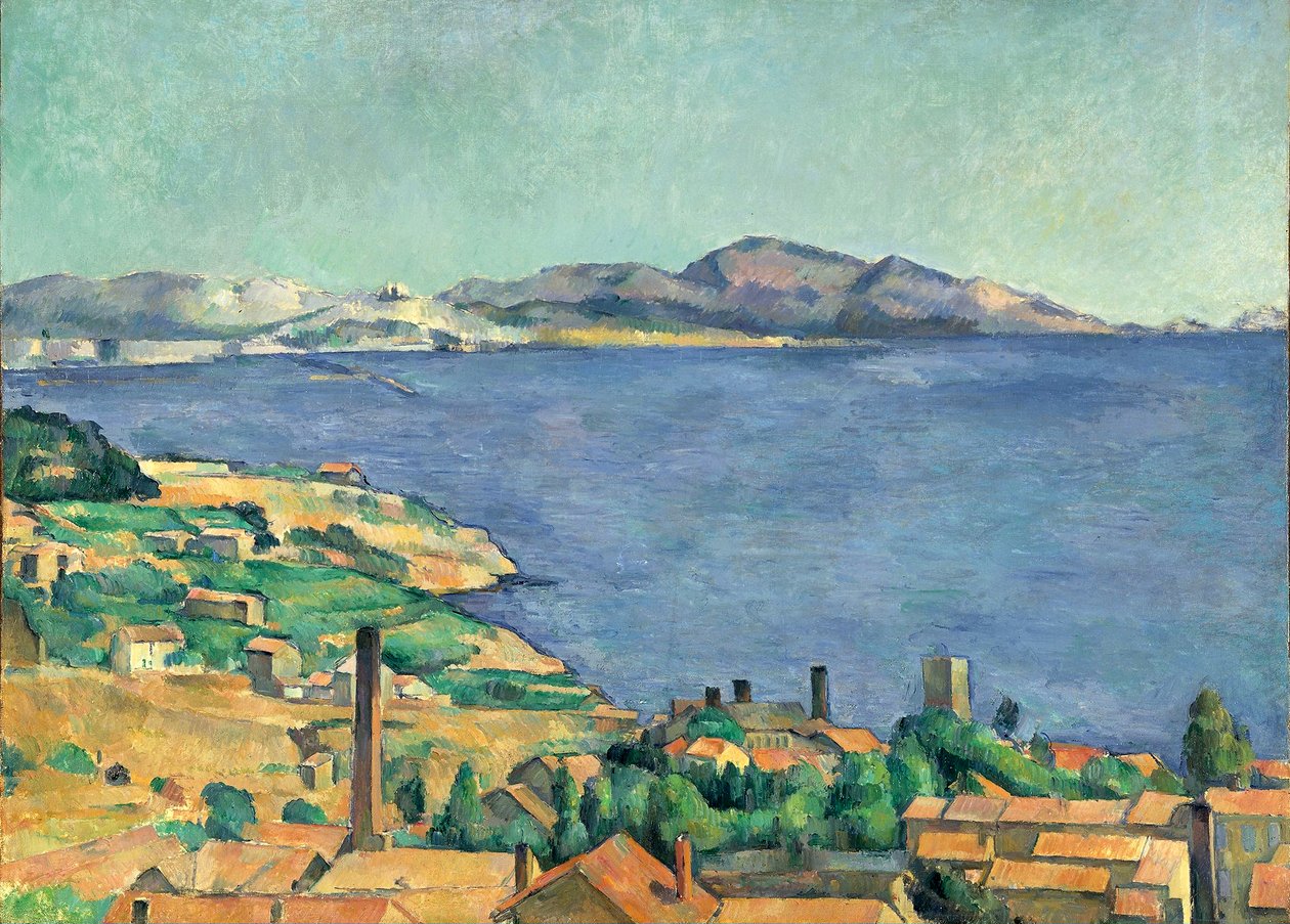 Marseillesbukten sedd från LEstaque av Paul Cézanne