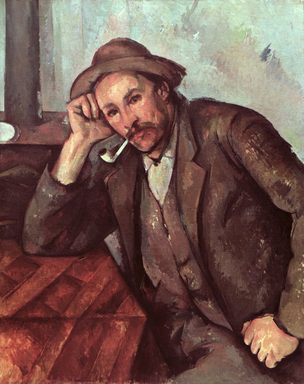 Rökaren, 1891-92 av Paul Cézanne