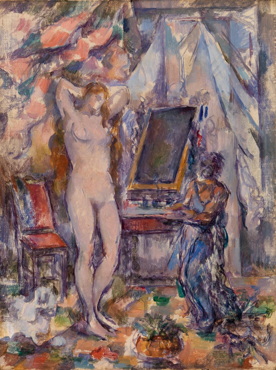 The Toilette av Paul Cézanne