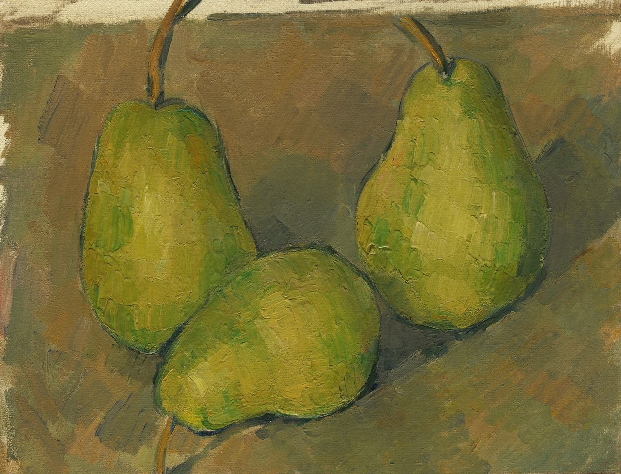 Trois poires  av Paul Cézanne