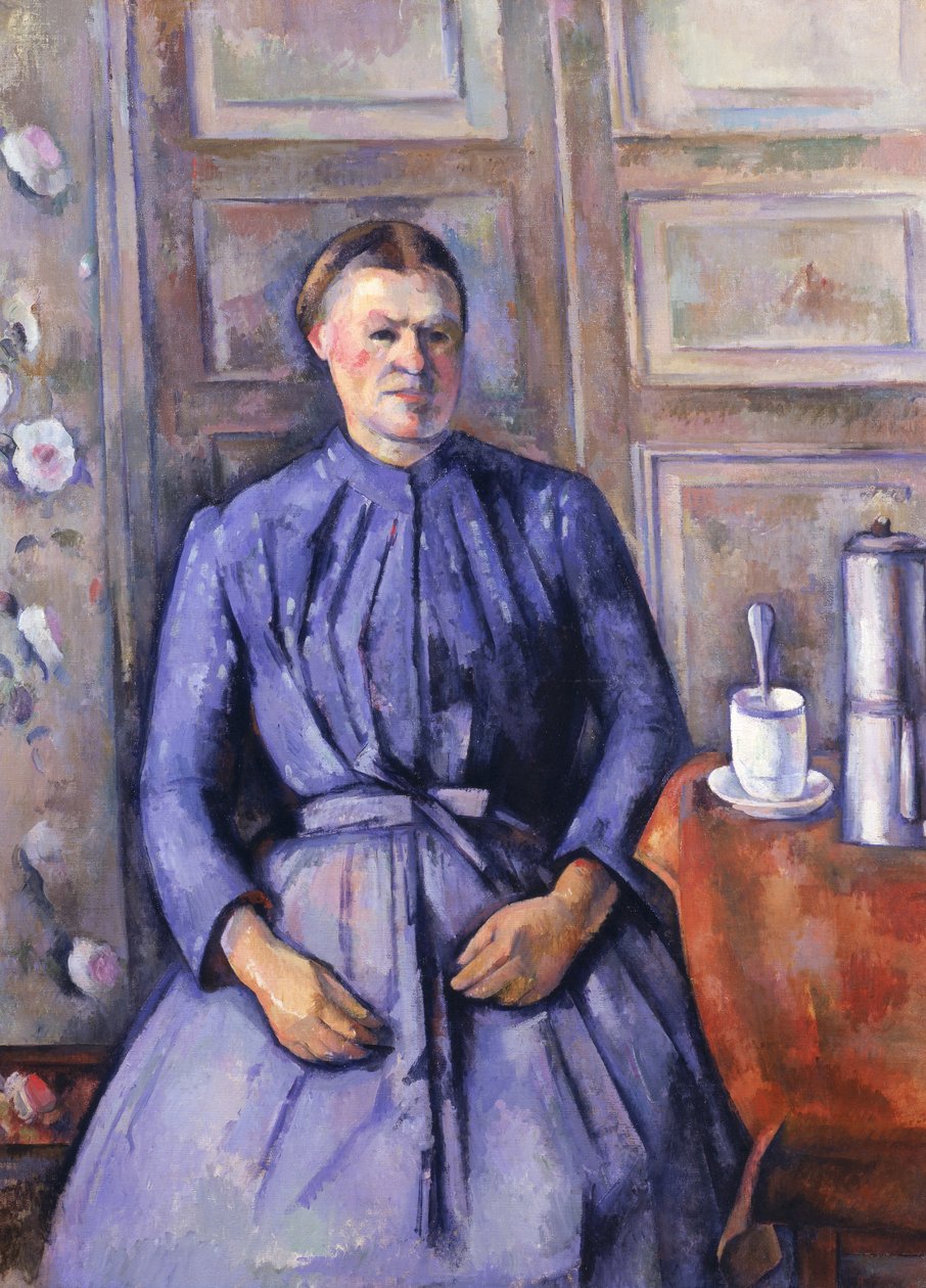 Kvinna med kaffekanna, ca 1890-95 av Paul Cézanne