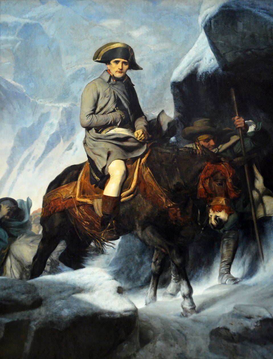 Bonaparte korsar Alperna av Paul Delaroche