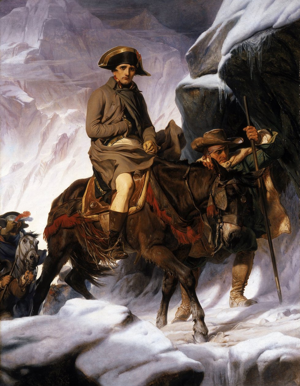 Napoleon korsar Alperna av Paul Delaroche