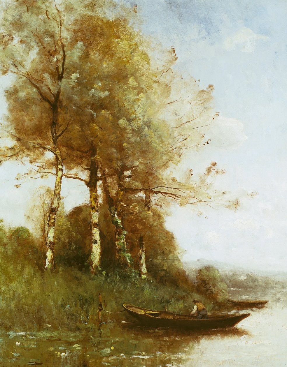 Morgoneffekt, silverbjörkar och en flod av Paul Desire Trouillebert