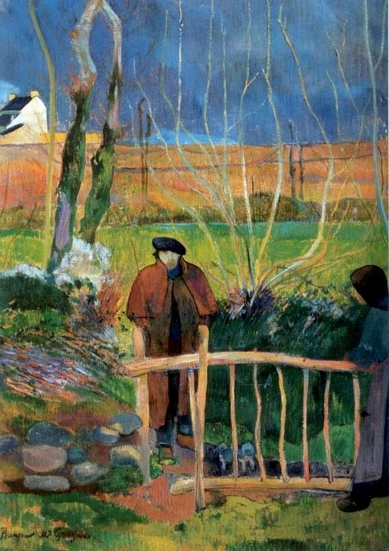Bonjour Monsieur Gauguin  av Paul Gauguin