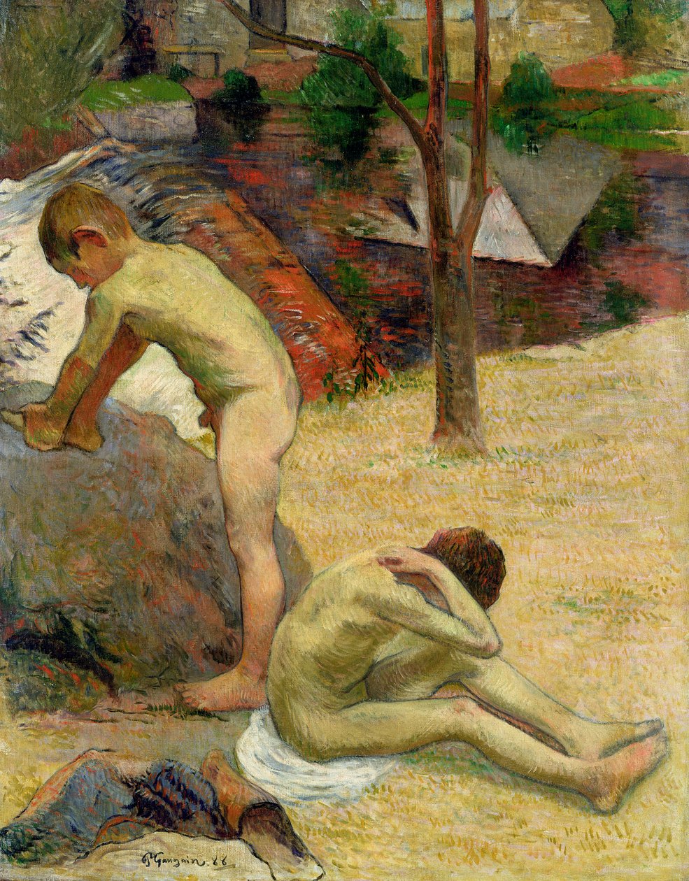 Breton Boys Bathing, 1888 (se även 244974) av Paul Gauguin