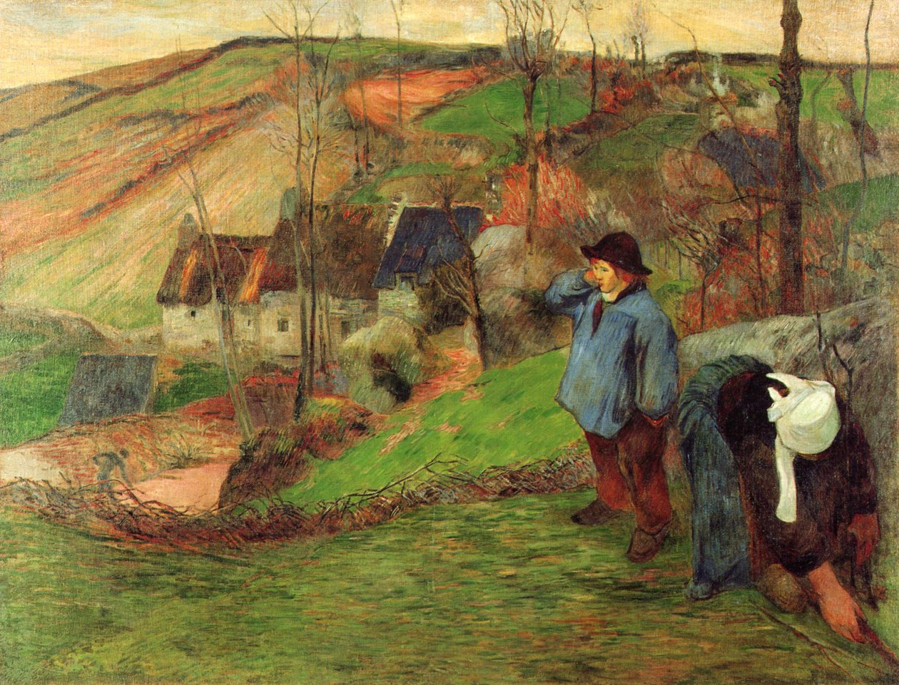 Bretonischer Schäfer av Paul Gauguin