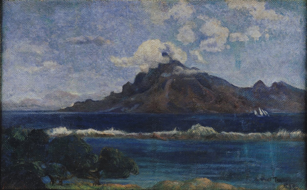 Coastal Martinique Landscape, 1887 av Paul Gauguin