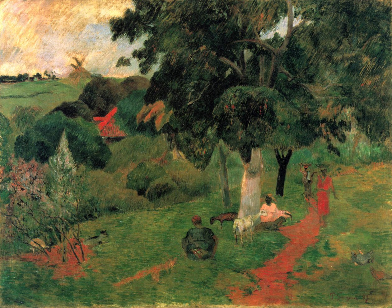 Coming and Going av Paul Gauguin