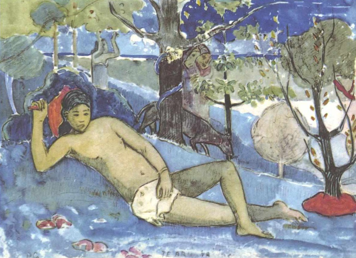 Die Königin der Schönheit av Paul Gauguin