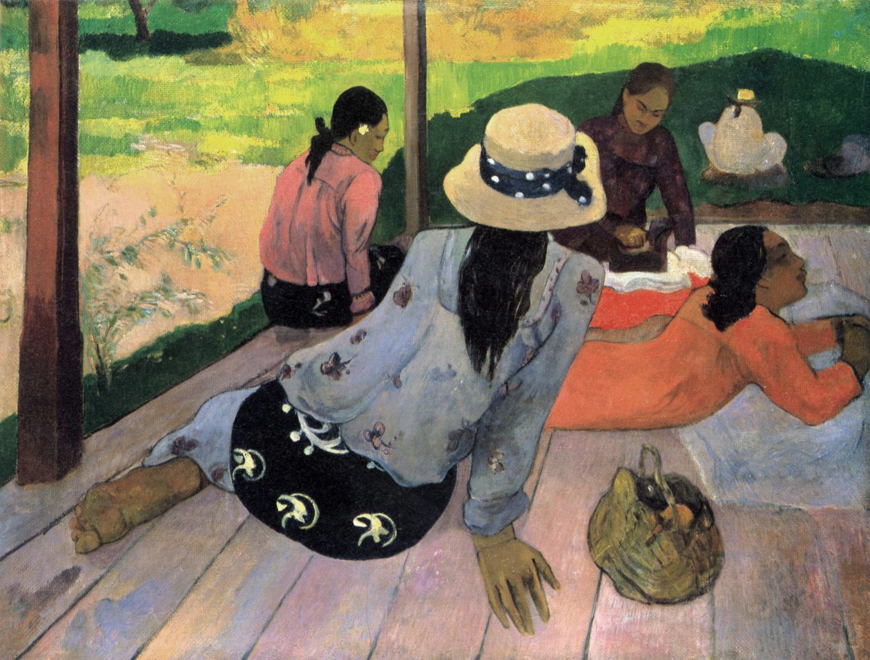 Siesta av Paul Gauguin