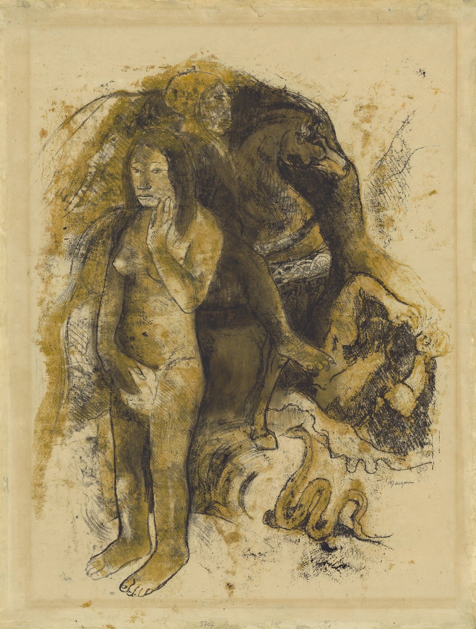 Eve (mardrömmen) av Paul Gauguin