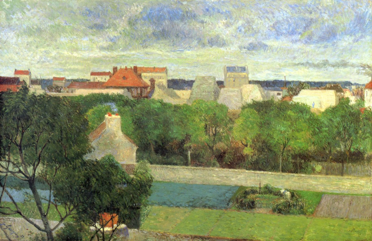 Gemüsebauern in Vauguirard av Paul Gauguin