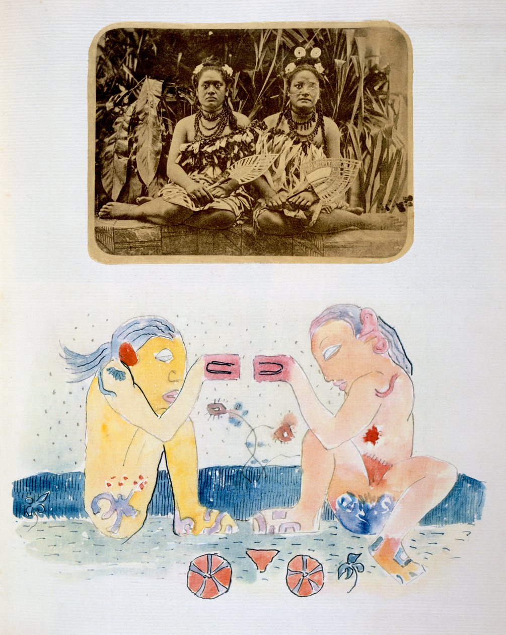 Illustrationer från "Noa Noa, Voyage a Tahiti", publicerad 1926 av Paul Gauguin