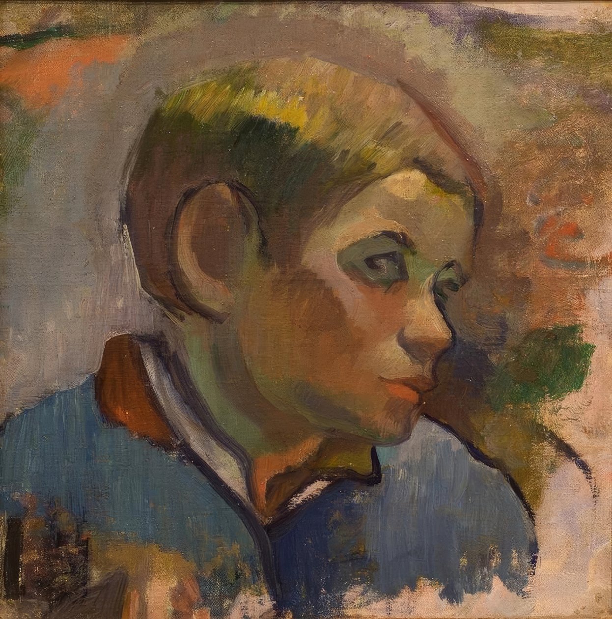 Chef för en bondpojke av Paul Gauguin