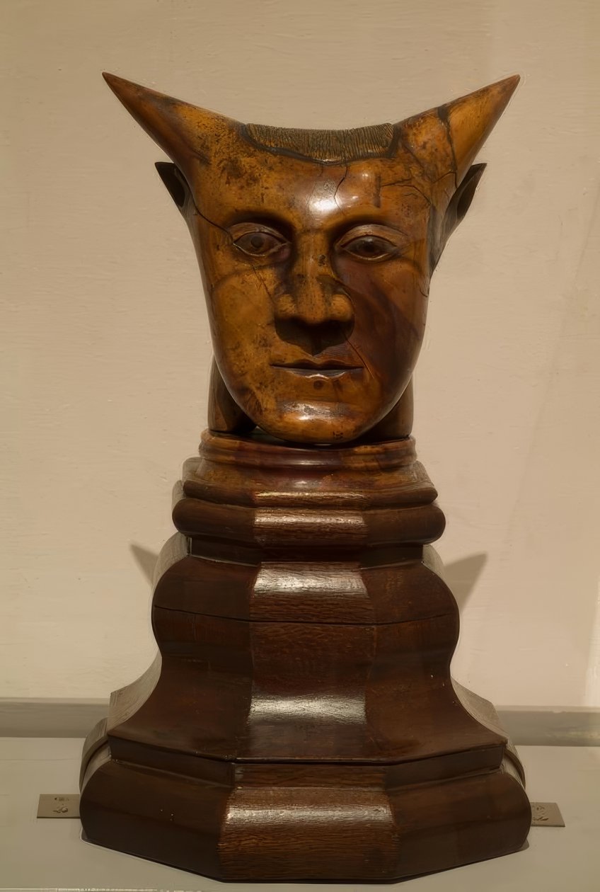 Huvud med horn av Paul Gauguin