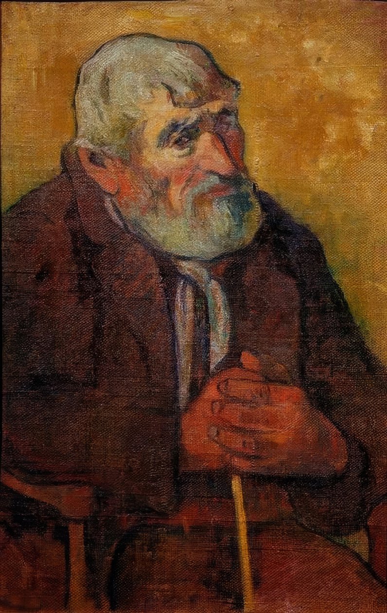Gubben med pinnen av Paul Gauguin
