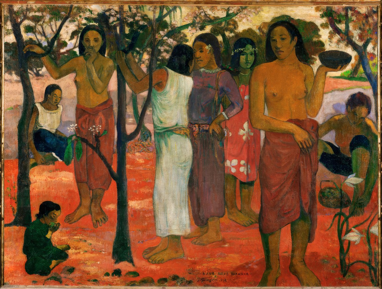 Nio till nio bra av Paul Gauguin