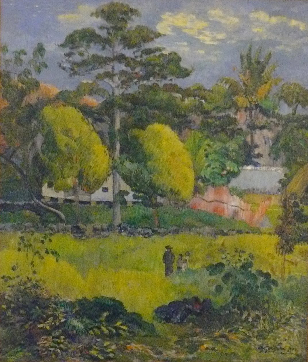 Paysage, ou Promenade familiale av Paul Gauguin