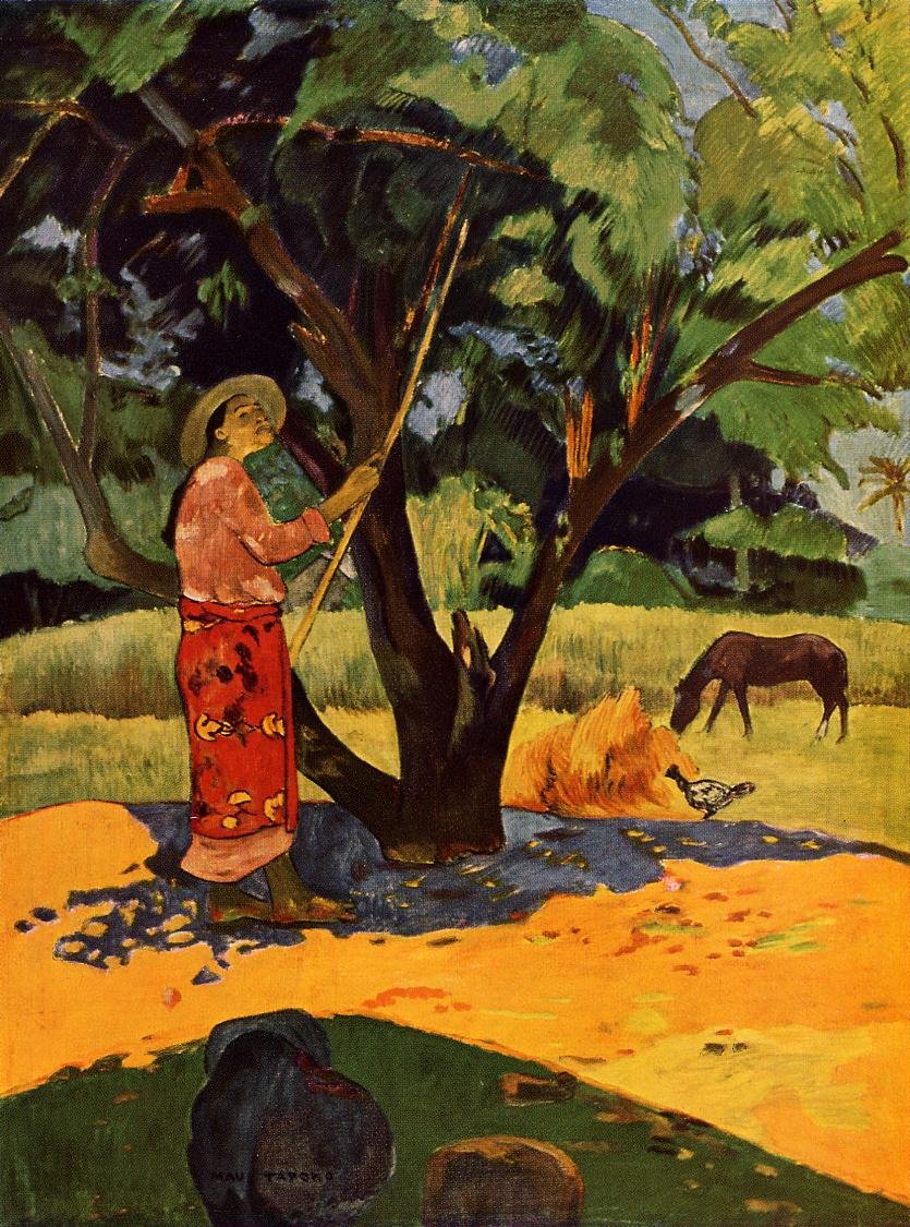 Picking Lemons av Paul Gauguin