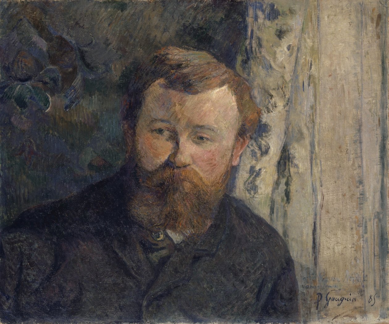 Porträtt av Achille Granchi Taylor, 1885 av Paul Gauguin