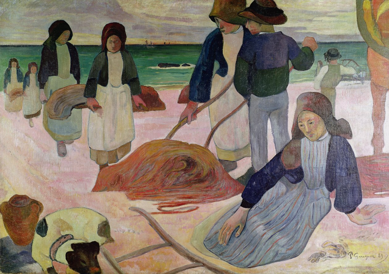 Tangsamlere, 1889 swed av Paul Gauguin