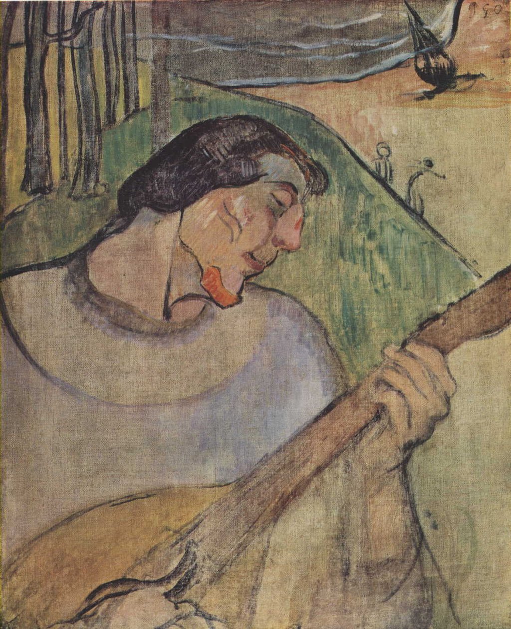 Selbstbildnis Paul Gauguin av Paul Gauguin