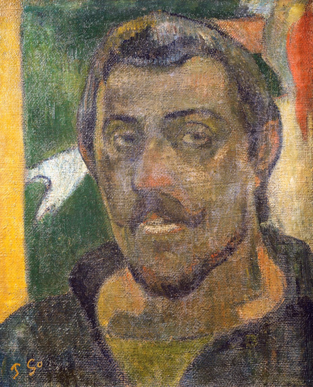 Självporträtt, ca 1890-93 av Paul Gauguin