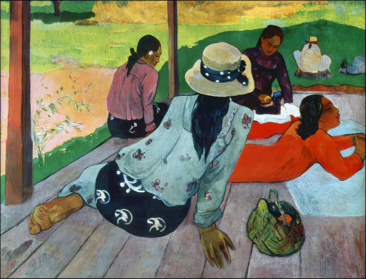 Tahiti: Siesta av Paul Gauguin (ca 1893) av Paul Gauguin