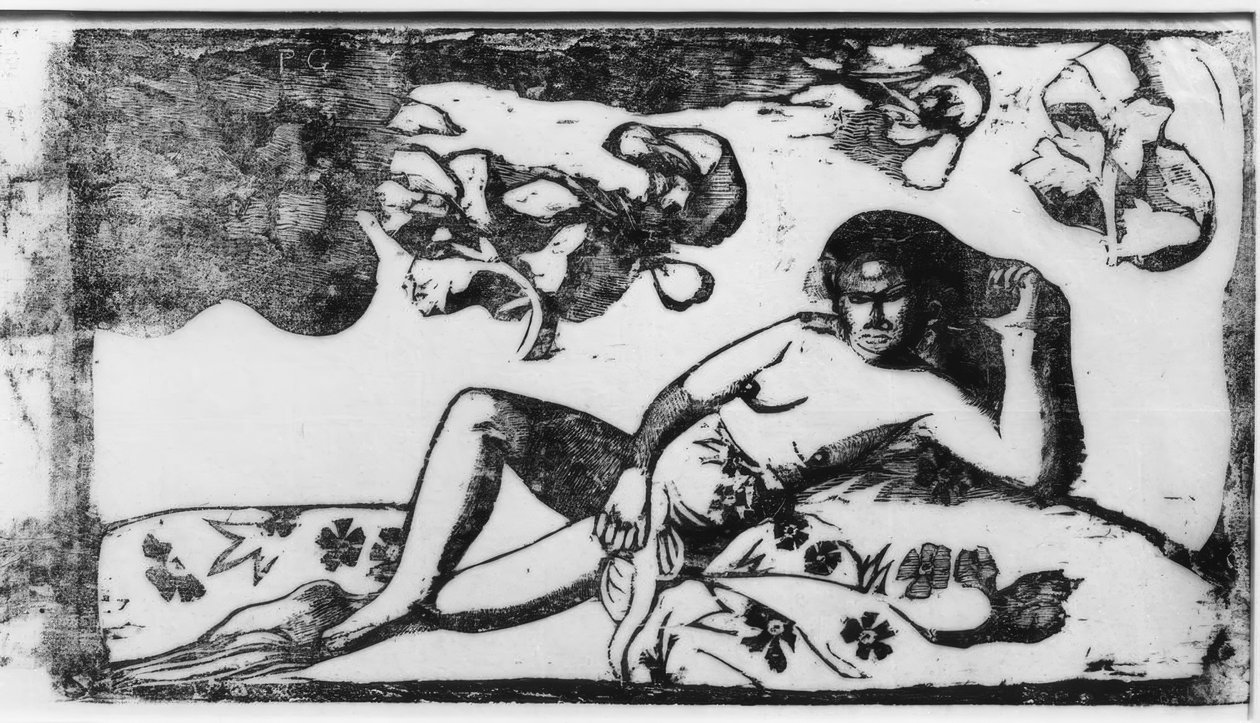 Drottningen-Opoi av Paul Gauguin