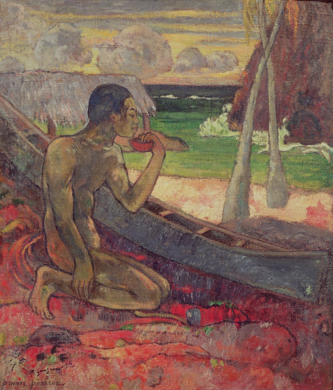 Den fattige fiskaren, 1896 av Paul Gauguin