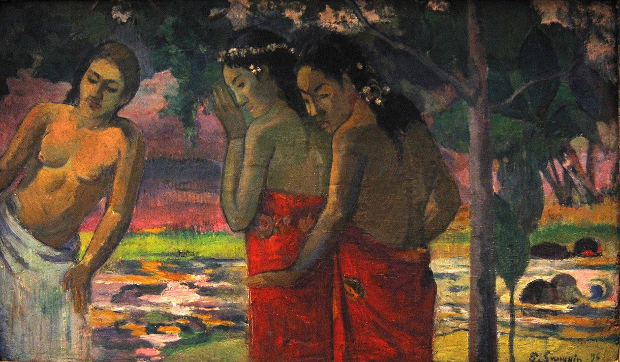 Three Tahitian Women av Paul Gauguin