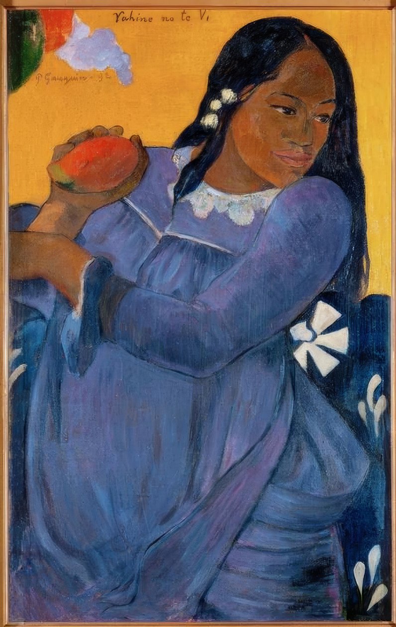 Kvinna i Vi av Paul Gauguin